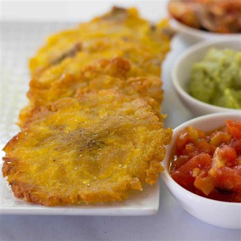 Easy Colombian Patacones or Green Plantains.